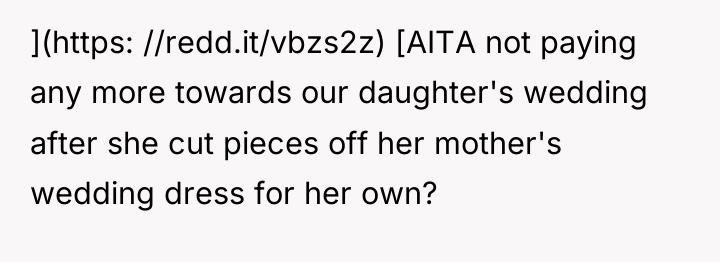 ](https: //redd.it/vbzs2z) [AITA not paying any more towards our daughter's...