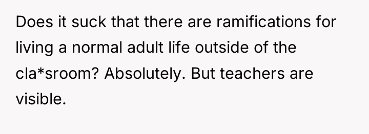 Does it suck that there are ramifications for living a...