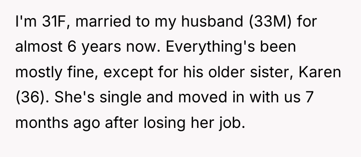 I'm 31F, married to my husband (33M) for almost 6...