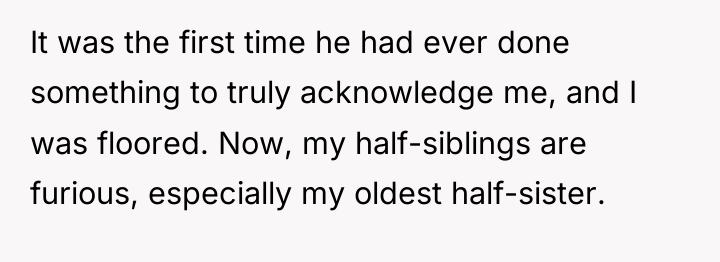 It was the first time he had ever done something...