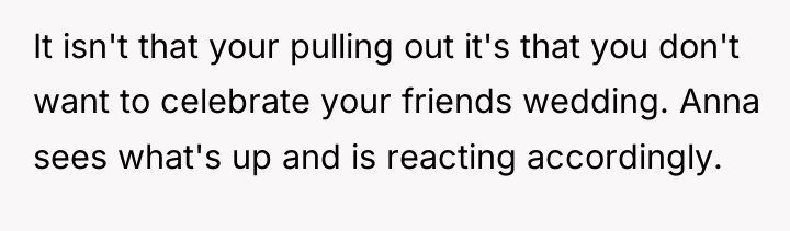 It isn't that your pulling out it's that you don't...