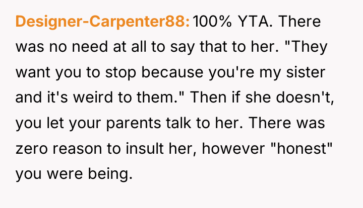 Designer-Carpenter88 100% YTA. There was no need at all to...