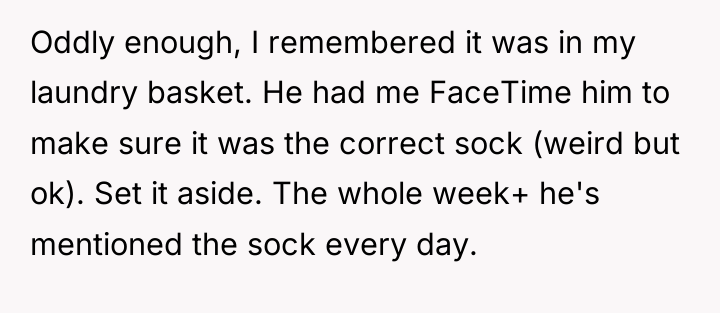 Oddly enough, I remembered it was in my laundry basket....