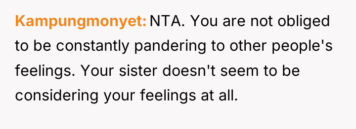 Kampungmonyet NTA. You are not obliged to be constantly pandering...