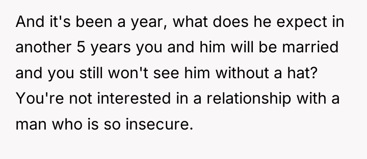 And it's been a year, what does he expect in...