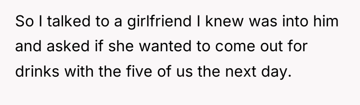 So I talked to a girlfriend I knew was into...