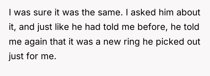 I was sure it was the same. I asked him...