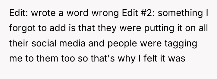 Edit: wrote a word wrong Edit #2: something I forgot...