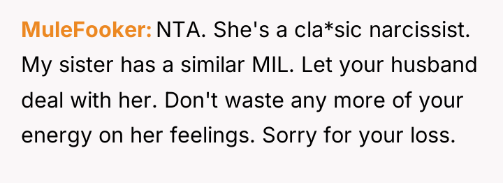MuleFooker NTA. She's a cla*sic narcissist. My sister has a...