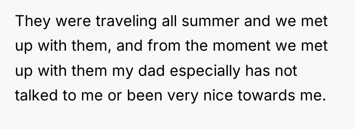 They were traveling all summer and we met up with...