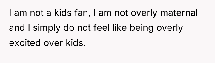 I am not a kids fan, I am not overly...