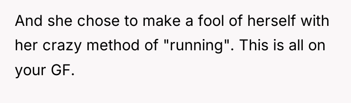 And she chose to make a fool of herself with...