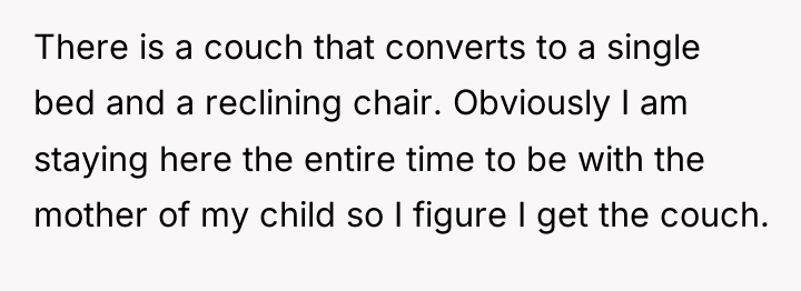 There is a couch that converts to a single bed...