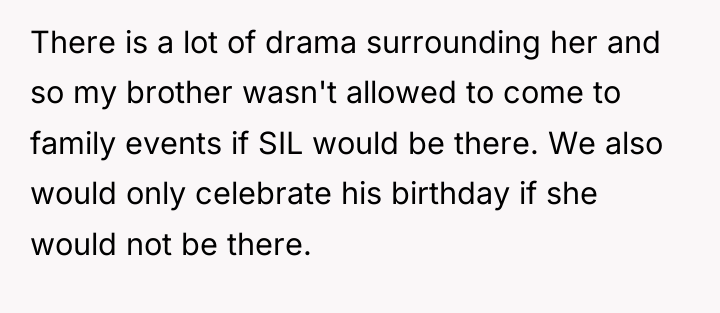 There is a lot of drama surrounding her and so...