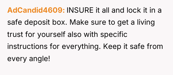 AdCandid4609 INSURE it all and lock it in a safe...