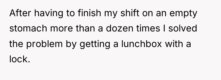 After having to finish my shift on an empty stomach...