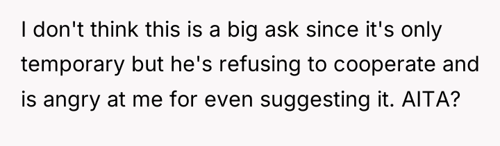 I don't think this is a big ask since it's...