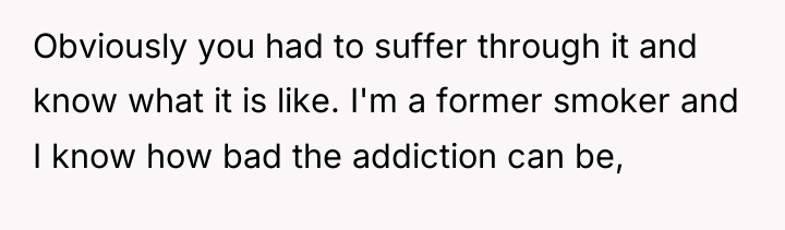Obviously you had to suffer through it and know what...