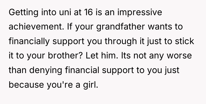 Getting into uni at 16 is an impressive achievement. If...