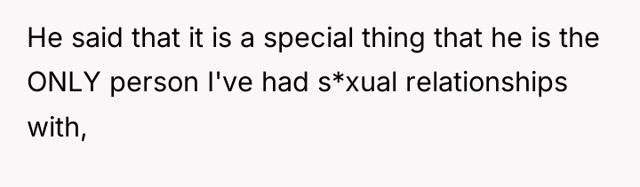He said that it is a special thing that he...