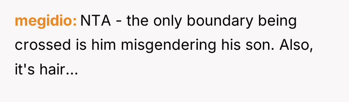 megidio NTA - the only boundary being crossed is him...