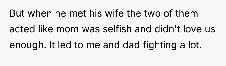 But when he met his wife the two of them...