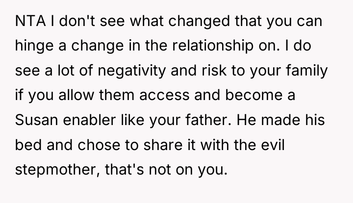 NTA I don't see what changed that you can hinge...