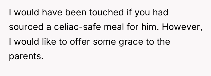 I would have been touched if you had sourced a...