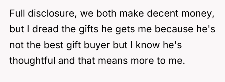 Full disclosure, we both make decent money, but I dread...