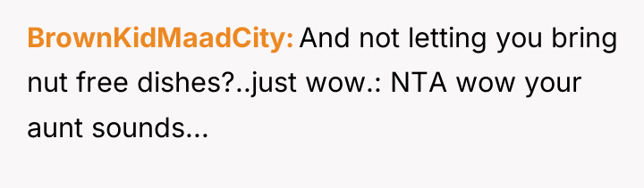 BrownKidMaadCity And not letting you bring nut free dishes?..just wow.:...