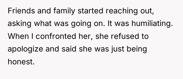 Friends and family started reaching out, asking what was going...