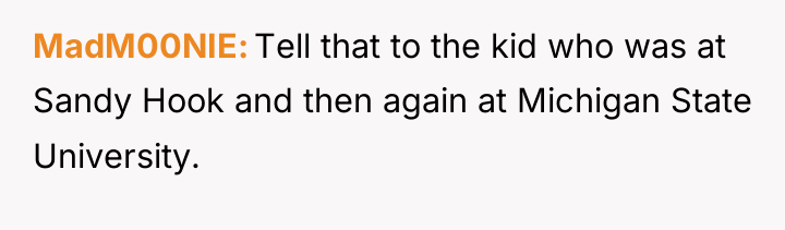 MadM00NIE Tell that to the kid who was at Sandy...
