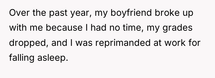 Over the past year, my boyfriend broke up with me...