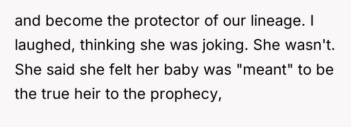 and become the protector of our lineage. I laughed, thinking...