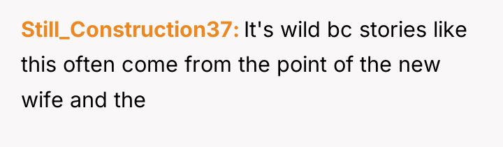 Still_Construction37 It's wild bc stories like this often come from...