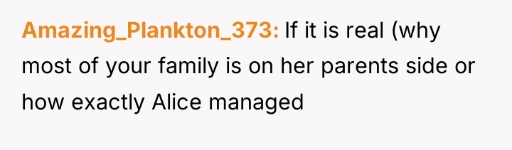 Amazing_Plankton_373 If it is real (why most of your family...