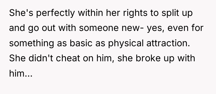 She's perfectly within her rights to split up and go...