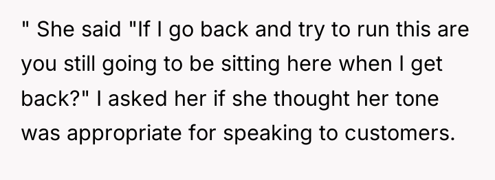 " She said "If I go back and try to...