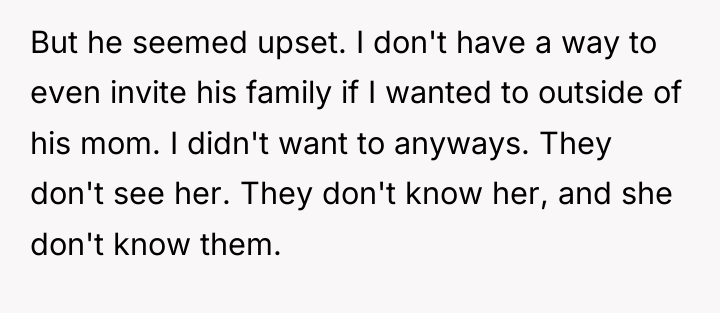 But he seemed upset. I don't have a way to...