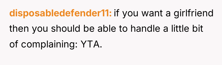 disposabledefender11 if you want a girlfriend then you should be...
