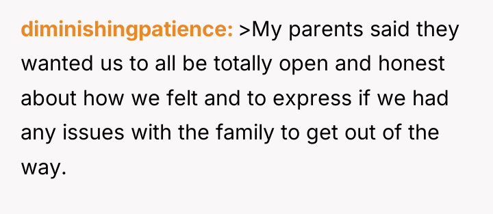 diminishingpatience >My parents said they wanted us to all be...