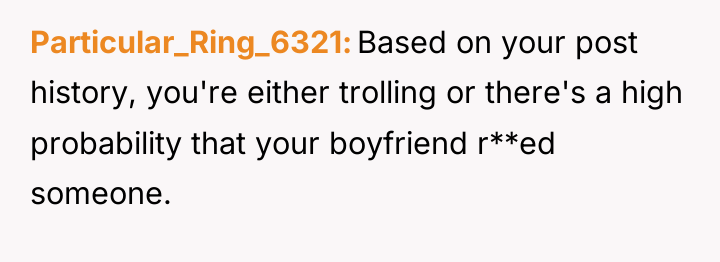 Particular_Ring_6321 Based on your post history, you're either trolling or...