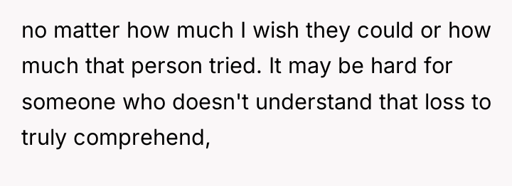 no matter how much I wish they could or how...