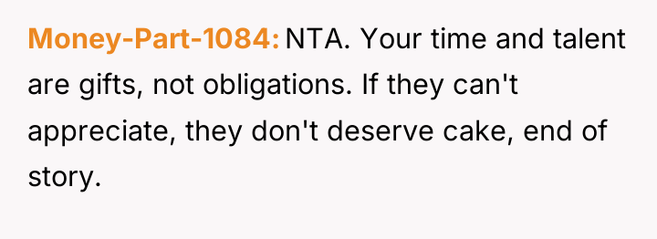 Money-Part-1084 NTA. Your time and talent are gifts, not obligations....