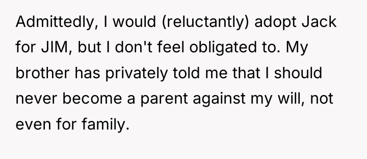 Admittedly, I would (reluctantly) adopt Jack for JIM, but I...