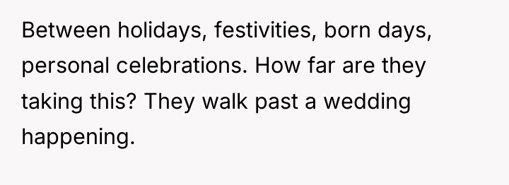 Between holidays, festivities, born days, personal celebrations. How far are...