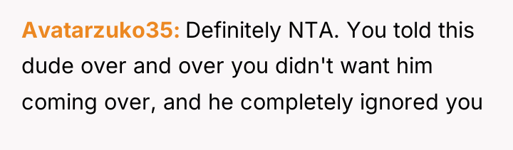Avatarzuko35 Definitely NTA. You told this dude over and over...