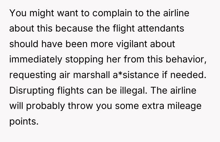You might want to complain to the airline about this...