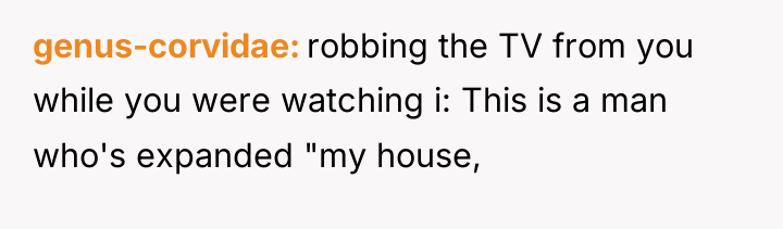 genus-corvidae robbing the TV from you while you were watching...