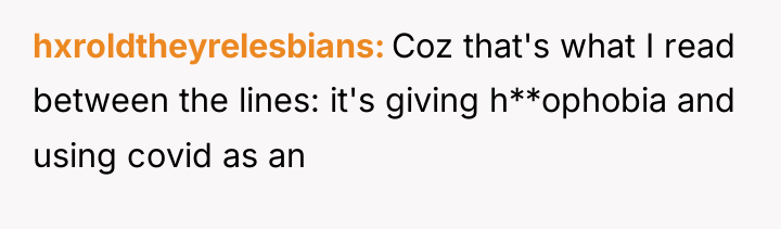hxroldtheyrelesbians Coz that's what I read between the lines: it's...